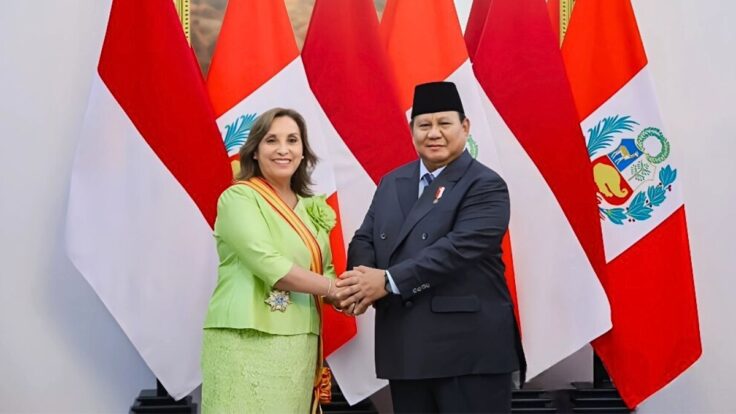 Dina Boluarte y Prabowo Subianto