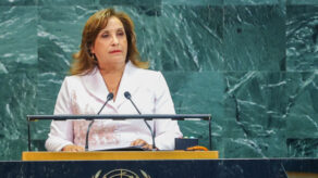 Dina Boluarte ante la ONU empresarios