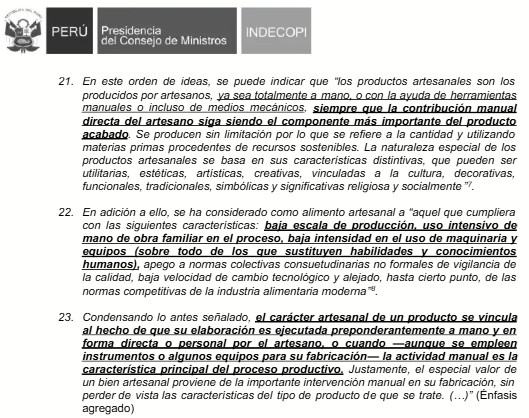 Resolución de la denuncia de ASPEC a Laive, elaborada por Indecopi.