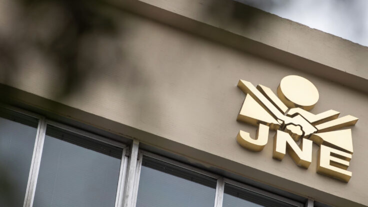 JNE chalecos candidatos presidenciales