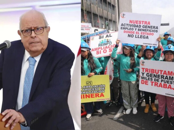Julio Velarde se pronuncia ante protestas de mineros frente al Reinfo