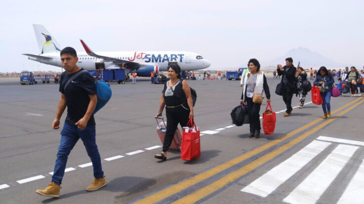 chile y perú vuelos