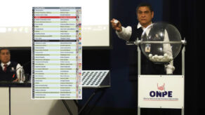 cédula de votación sorteo ONPE 2026
