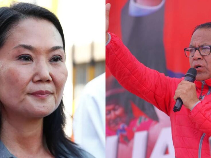 Keiko y Roberto Sánchez segunda vuelta