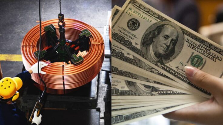 Cobre peruano sube de precio y presiona la baja del dólar