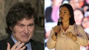 Javier Milei felicita a Keiko Fujimori tras resultados de la ONPE