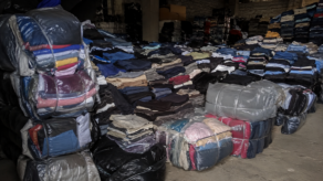 tráfico ilegal de ropa usada