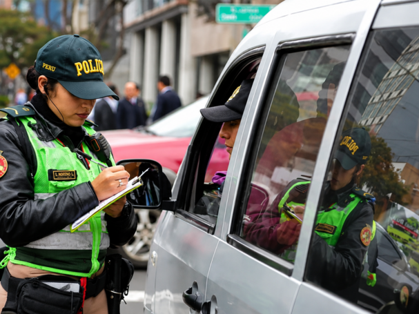 multa policía de tránsito