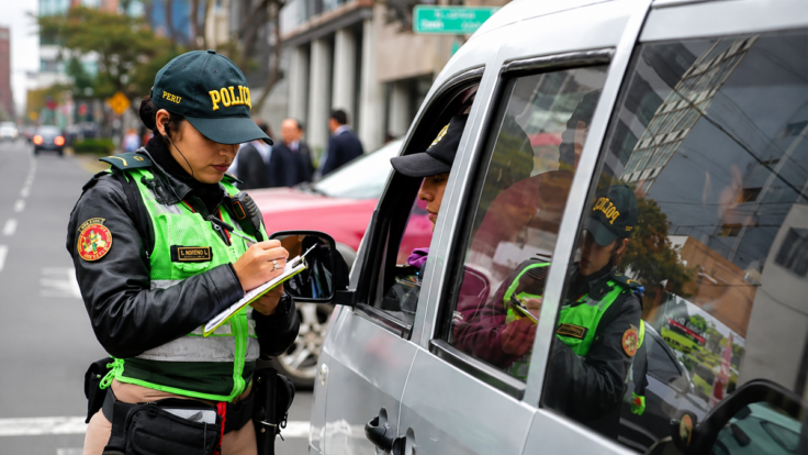 multa policía de tránsito