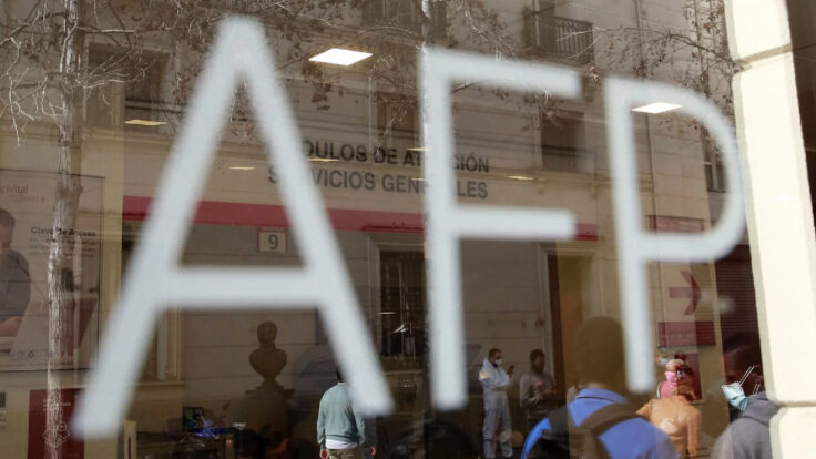 AFP Chile pérdidas derivados